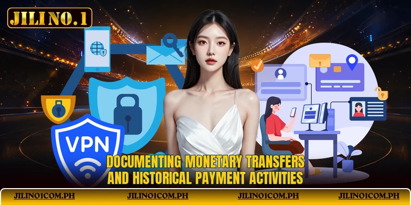 Documenting monetary transfers and historical payment activities