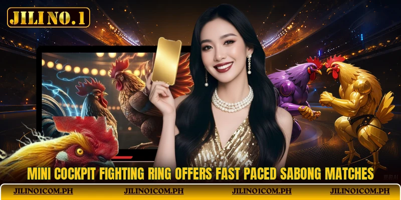 Mini Cockpit Fighting Ring offers fast paced sabong matches Mini Cockpit Fighting Ring offers fast paced sabong matches