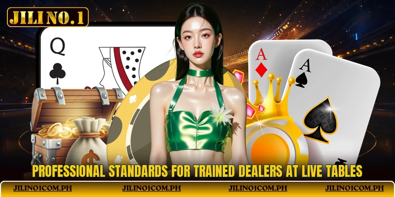 Professional standards for trained dealers at live tables Professional standards for trained dealers at live tables
