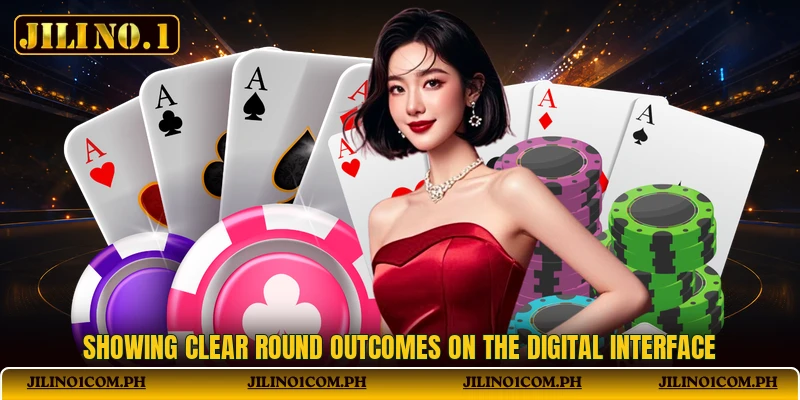 Showing clear round outcomes on the digital interface Showing clear round outcomes on the digital interface