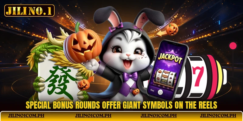 Special bonus rounds offer giant symbols on the reels