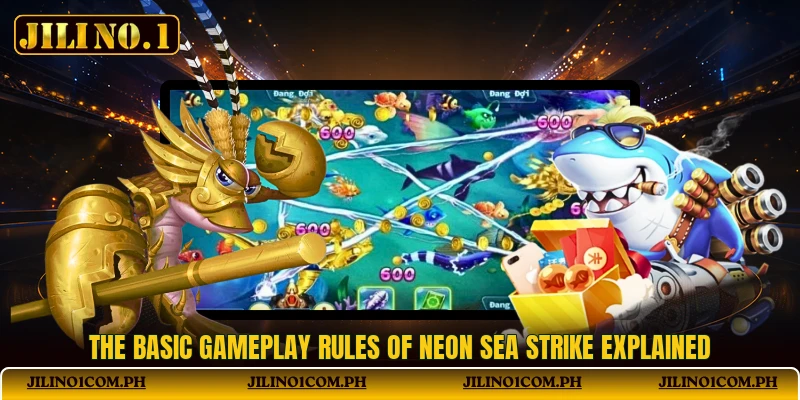 The basic gameplay rules of Neon Sea Strike explained