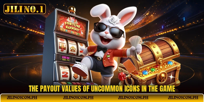The payout values of uncommon icons in the game